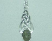 Iona stone pendant